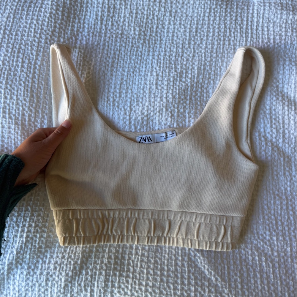 Zara Beige Mini Top